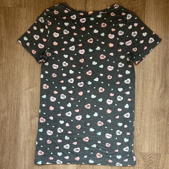 Nollie Junior’s Short Sleeve Sassy Candy Hearts T-shirt Size Extra Small - Picture 8 of 16